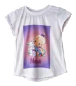 Camiseta infantil blanca con estampado sublimado
